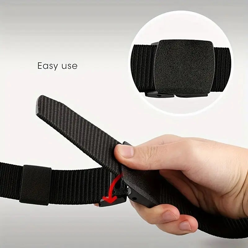 Black Sports Belt for Men & Women