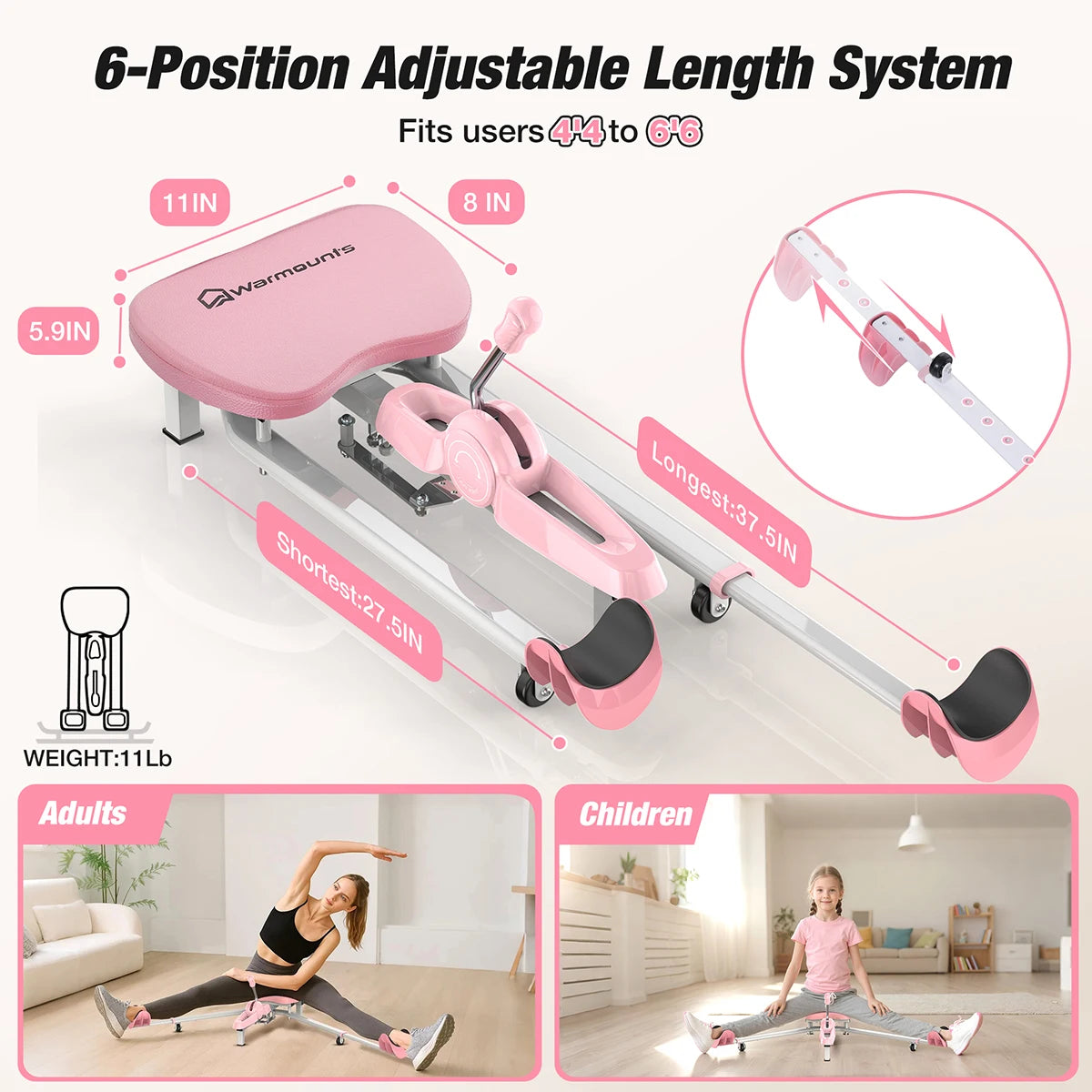 Single-legged Trainer Leg Stretcher Promoting Flexibility