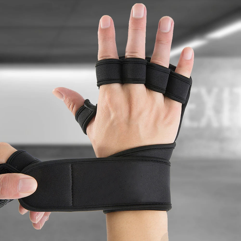 Weight Lifting Training Gloves with Wrist Support