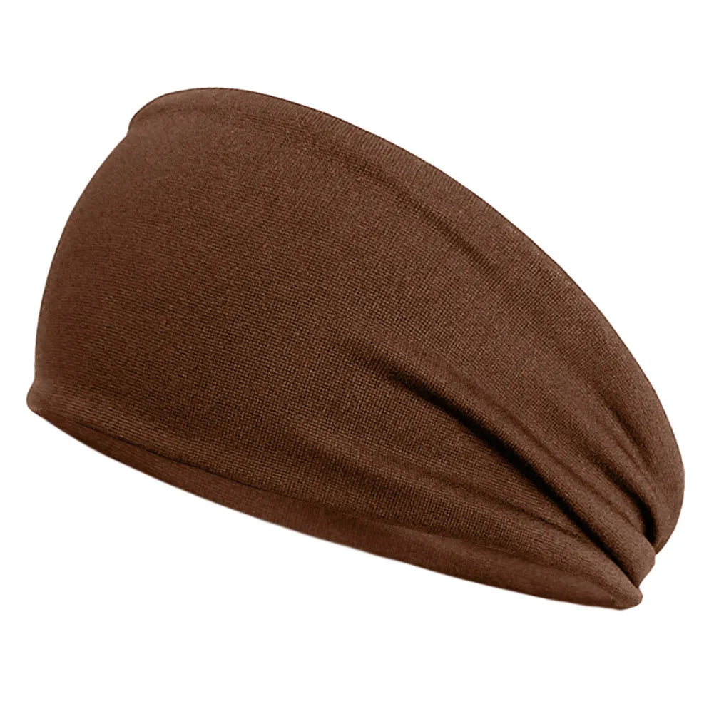 Men Women Sports Headband Elastic Fitness Sweatband