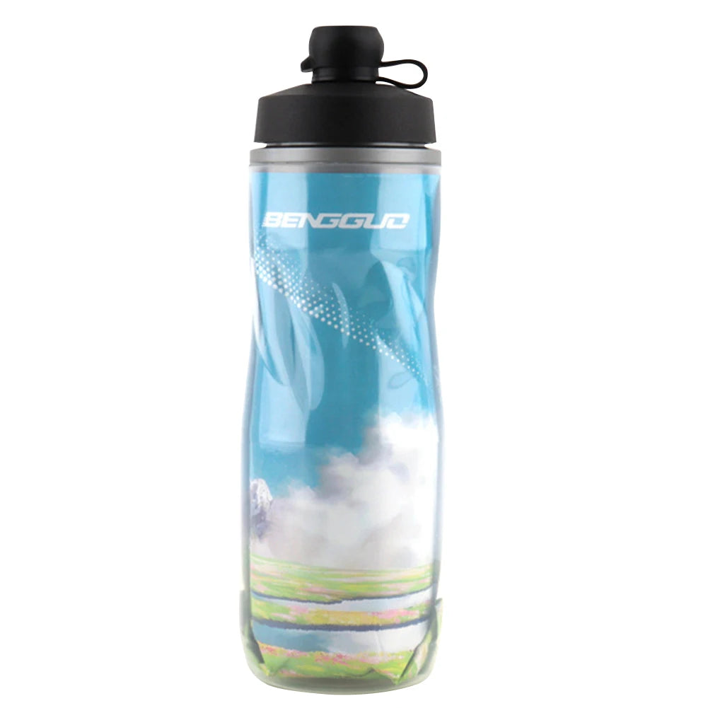 610ml Insulated Bike Water Bottle Leak-Proof