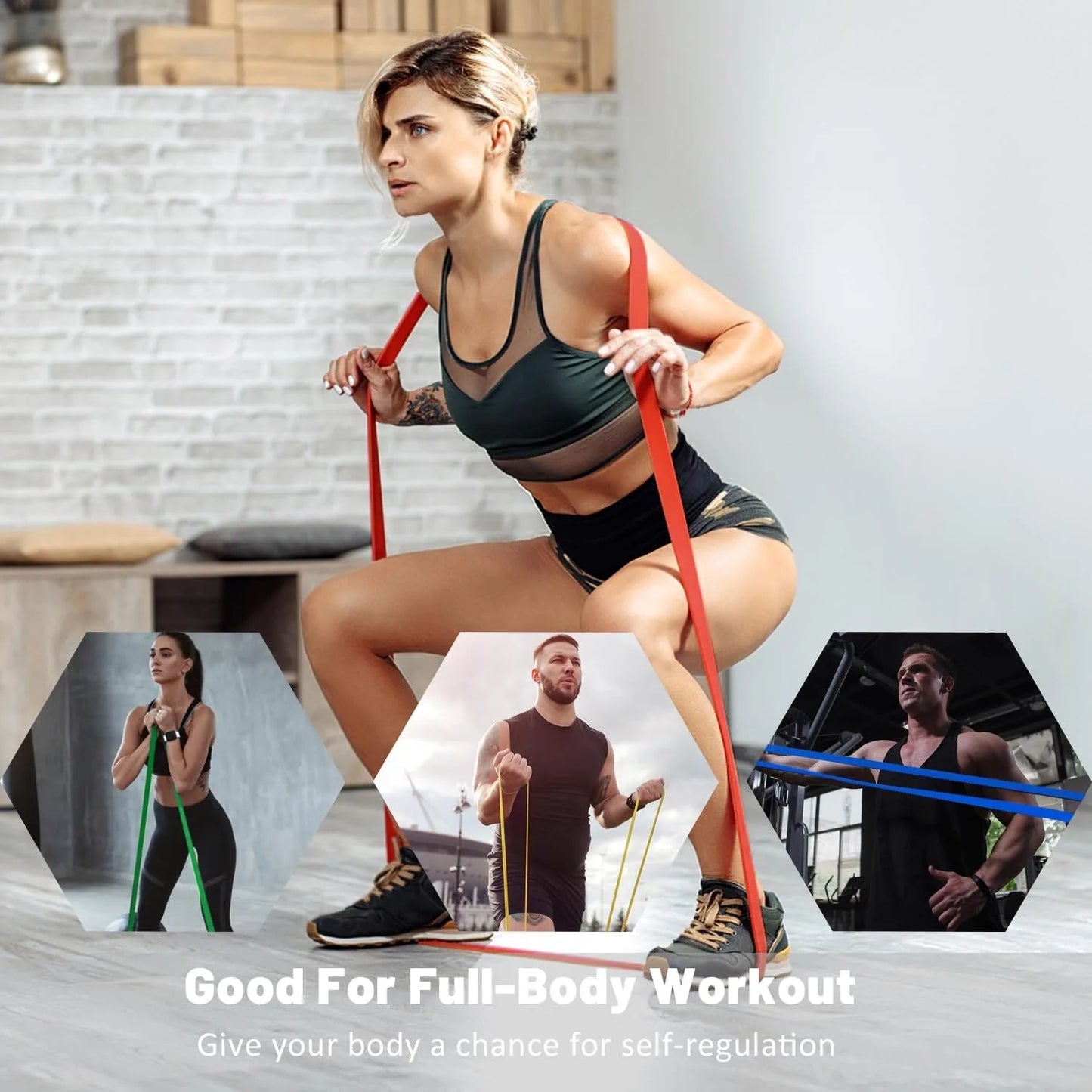 Resistance Bands, Pull Up Assist Bands - Workout