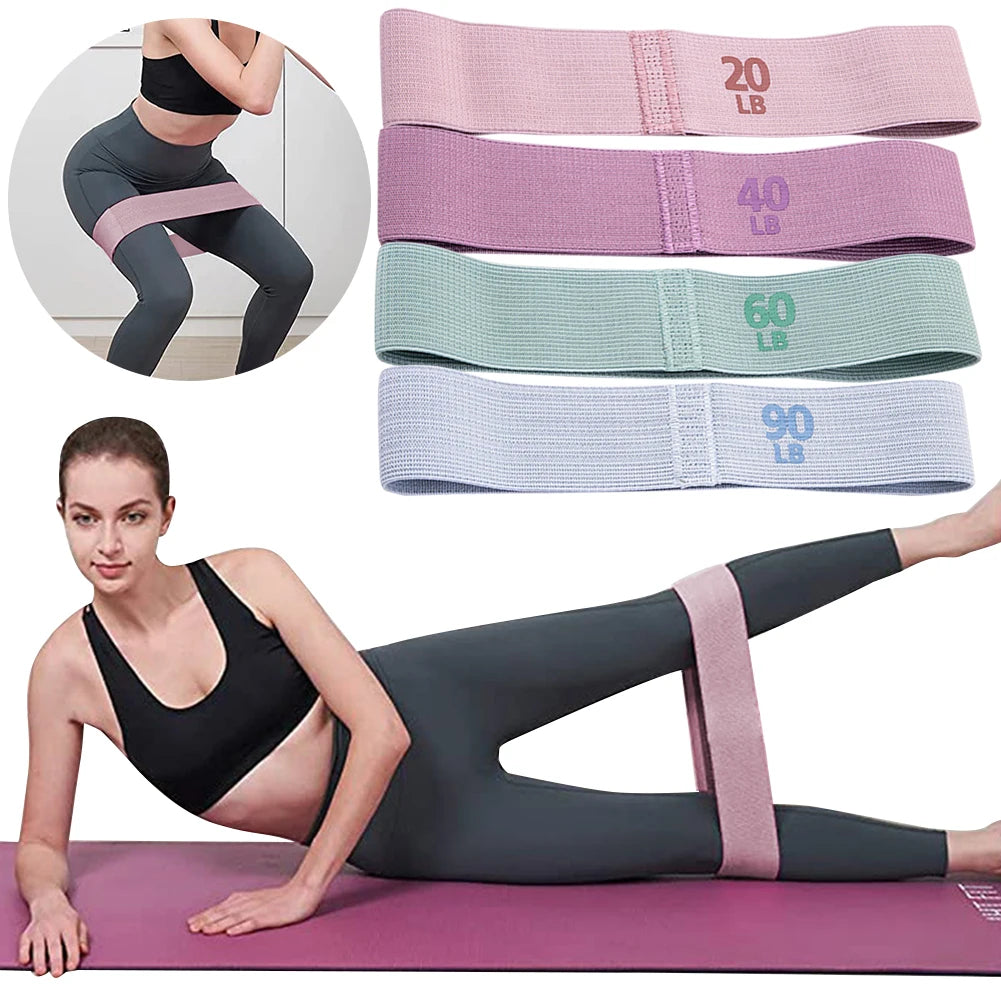 Hip Resistance Bands Anti-Slip Stretch Glutes
