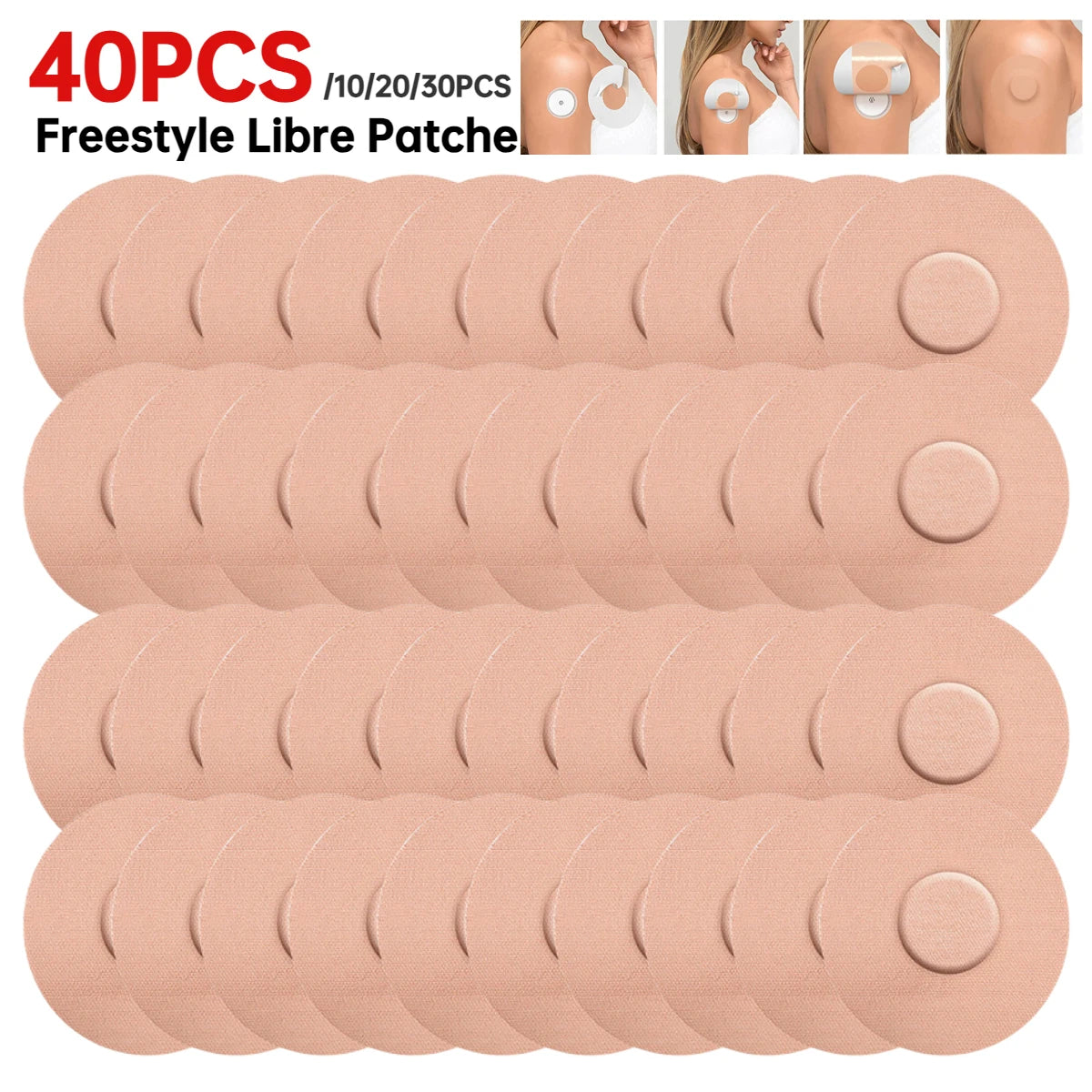 40/30/20/10PCS Freestyle Patches Sports Sensor Stickers