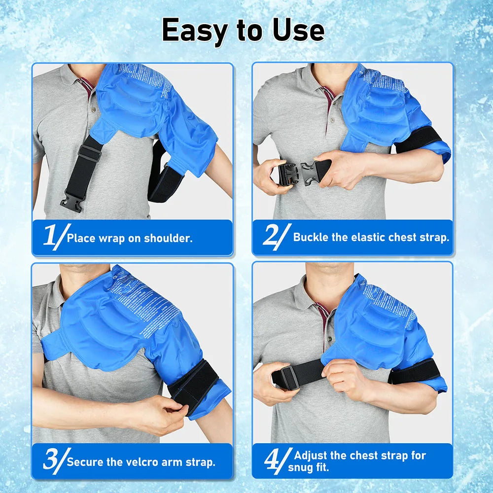 Shoulder Ice Pack Wrap, Hot Cold Therapy