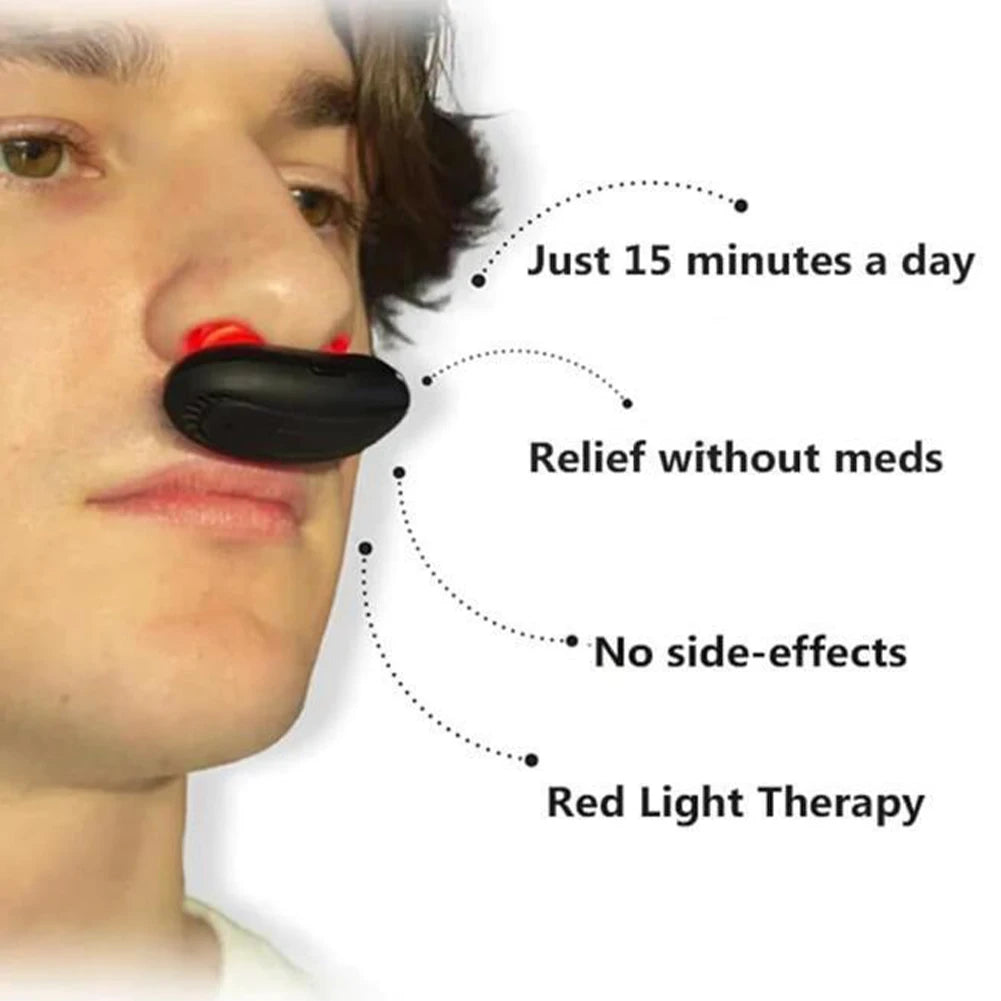 Red Light Nasal Therapy Device Rhinitis Relief