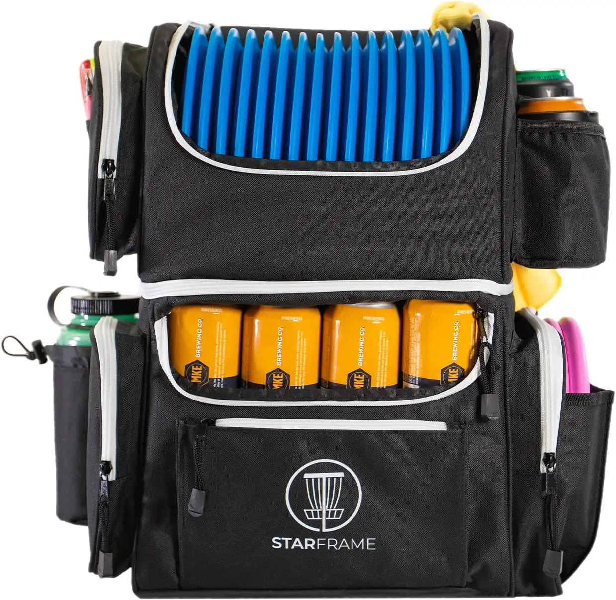 16-Disc Golf Bag Backpack With Cooler