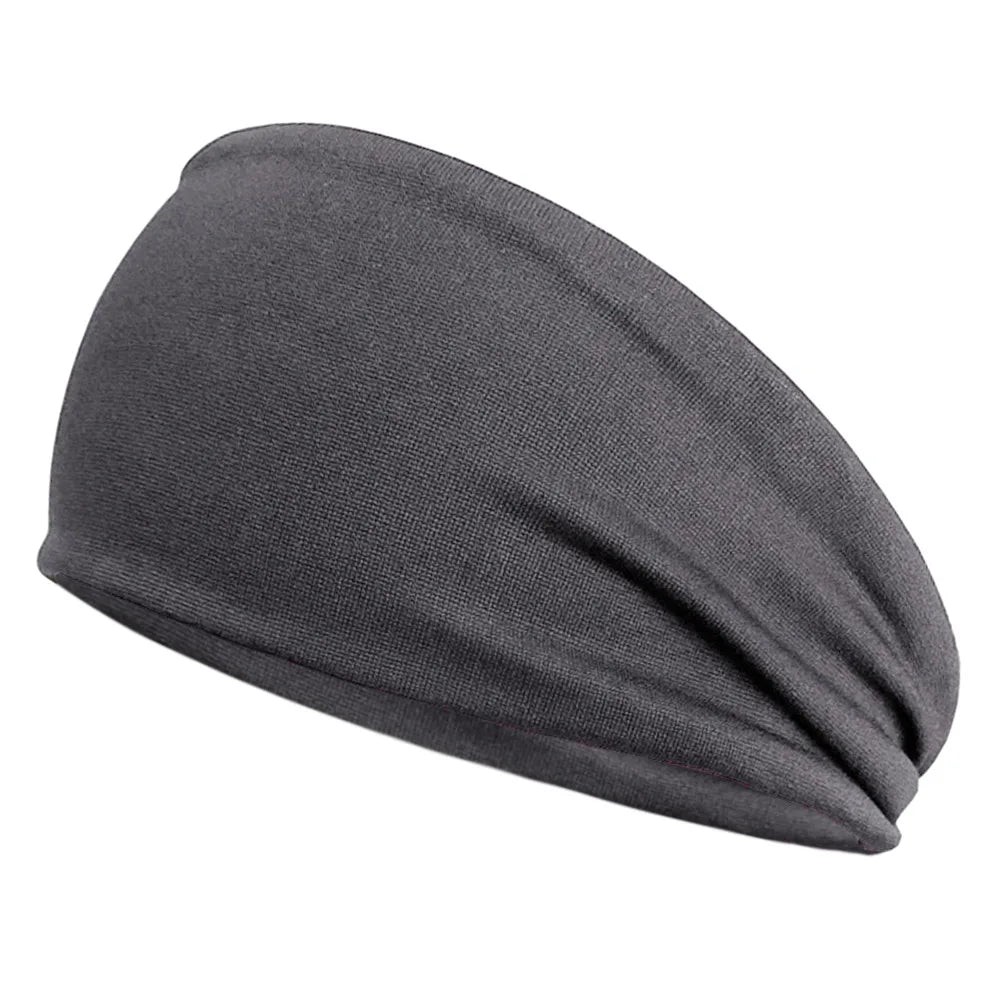 Men Women Sports Headband Elastic Fitness Sweatband