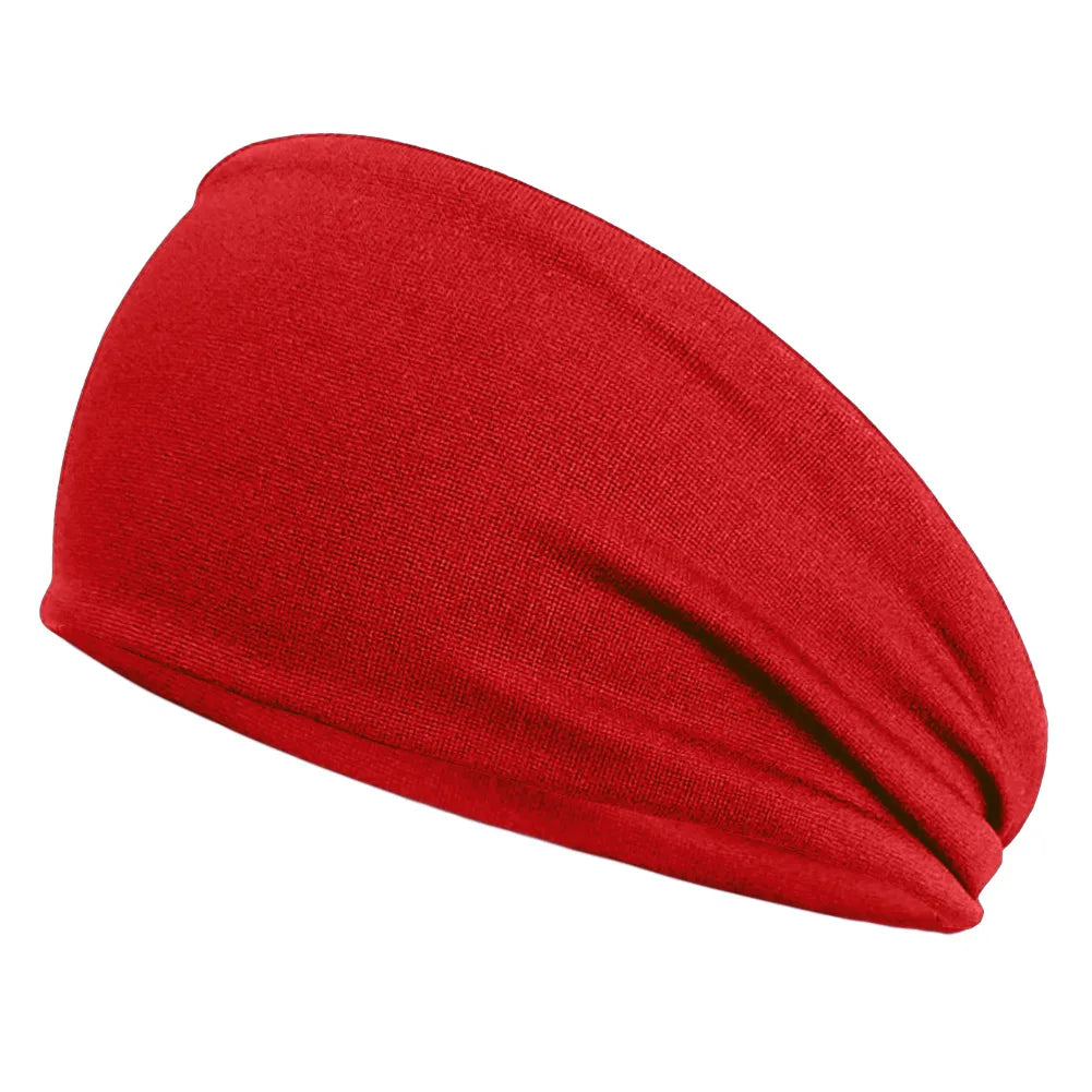 Men Women Sports Headband Elastic Fitness Sweatband