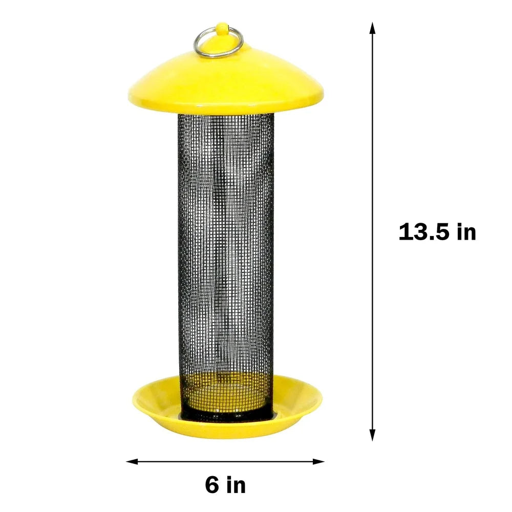 Finch Bird Seed Holder with Feeding Station