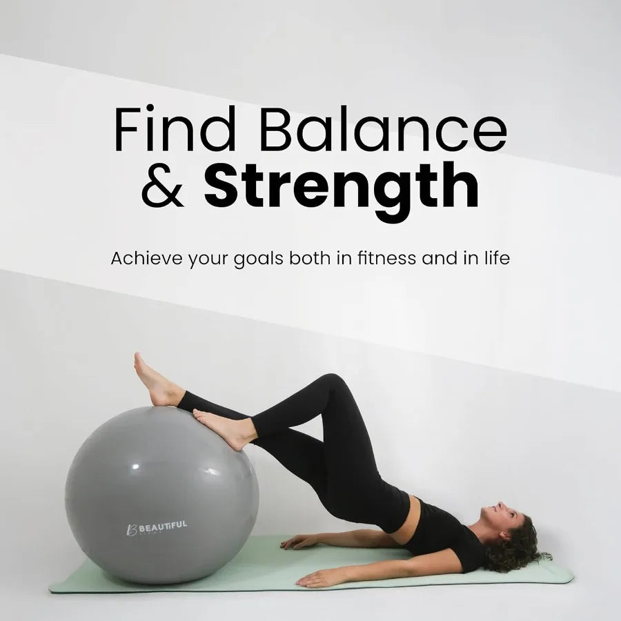 Extra thick and durable yoga ball antislip