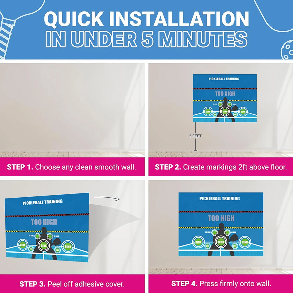 Pickleball Dink Pad for Walls Dink Master