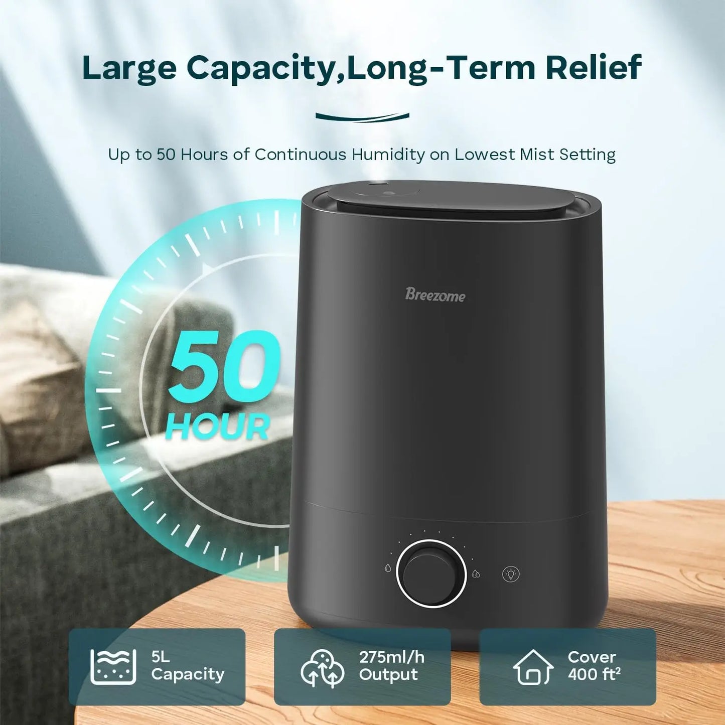 Ultrasonic Humidifier Aroma Essential Oil Fragrance Misting