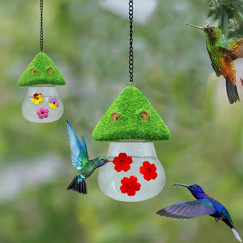 Outdoor Garden Hanging Hummingbird Water Feeders