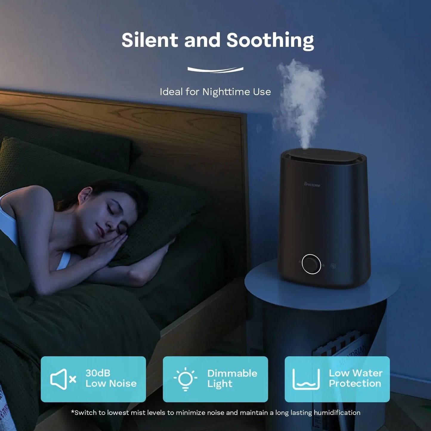 Ultrasonic Humidifier Aroma Essential Oil Fragrance Misting