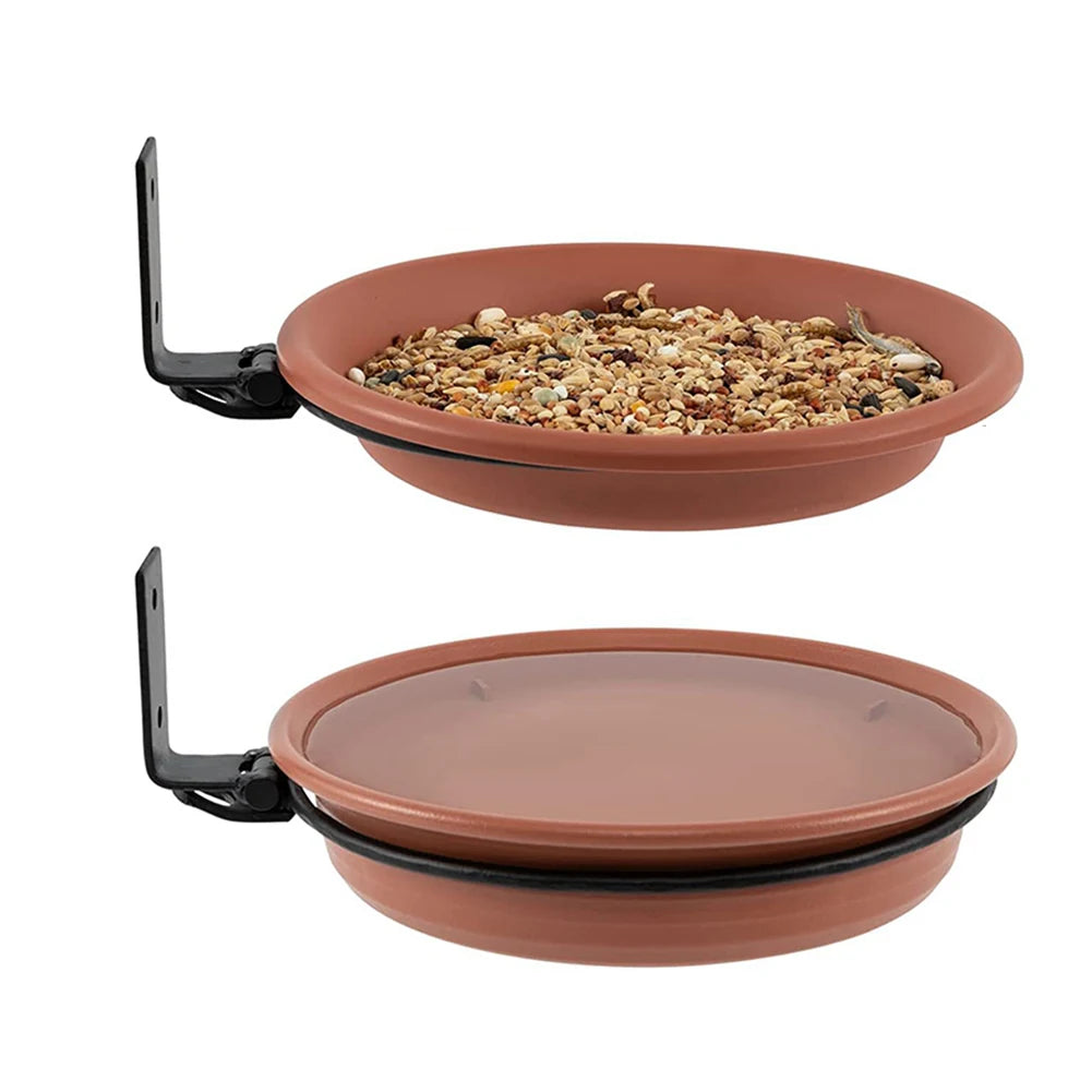 Bird Bath Tray Weatherproof Hanging Bird Feeder