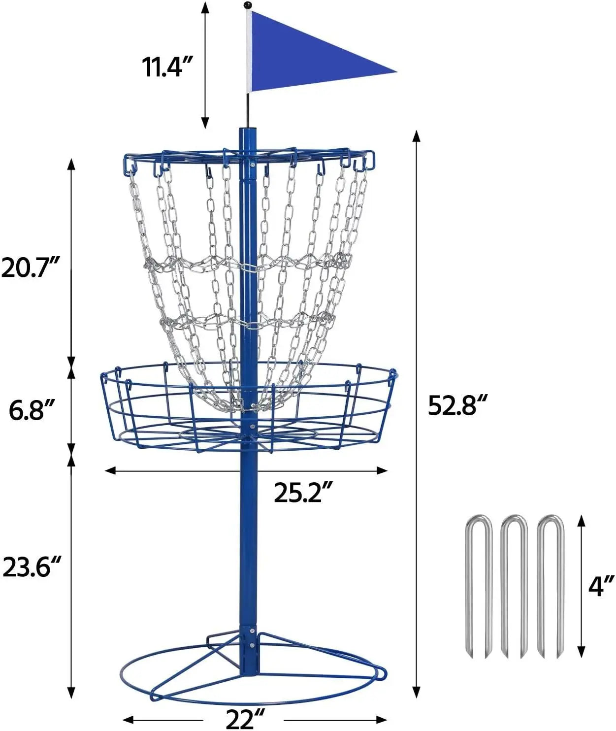 Portable Disc Golf Basket, Disc Golf Practice