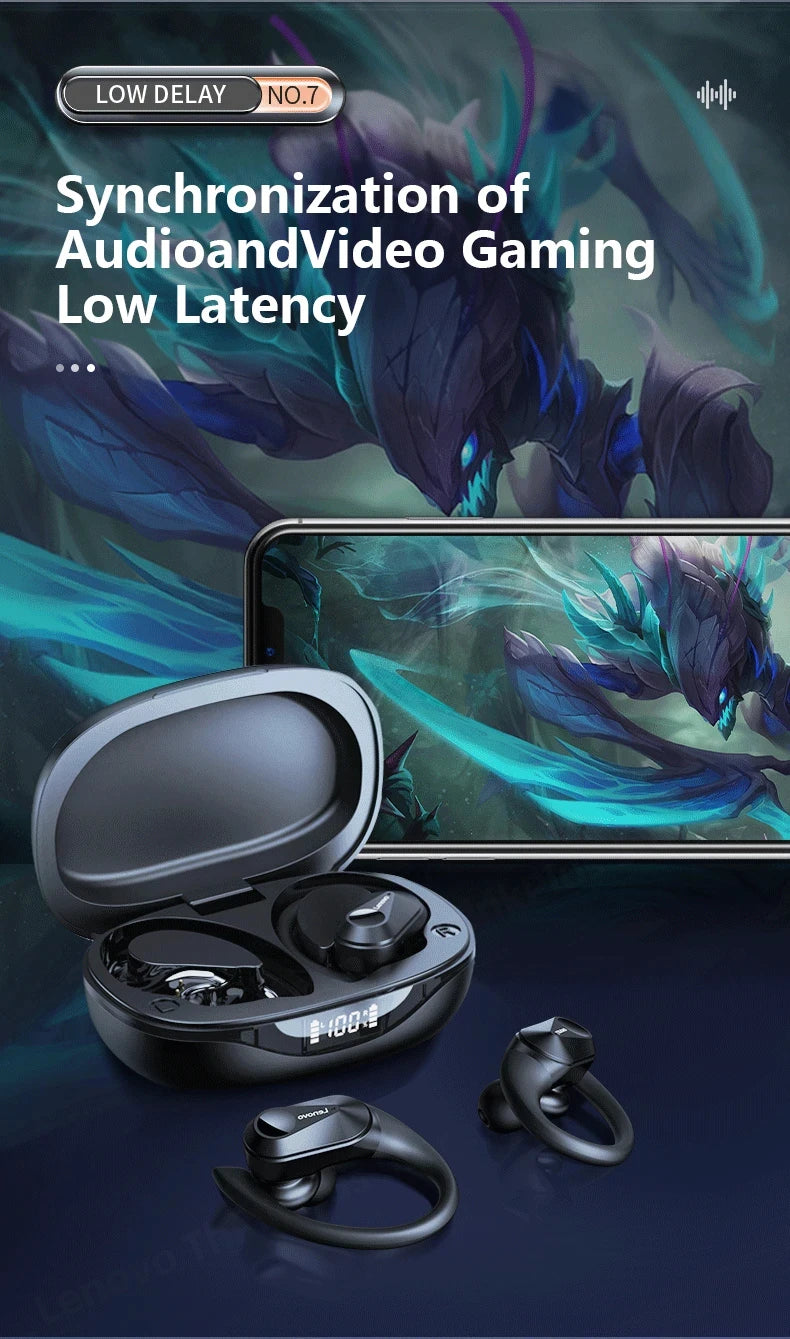 Lenovo LP75 Bluetooth 5.3 Headphones Wireless Earphones