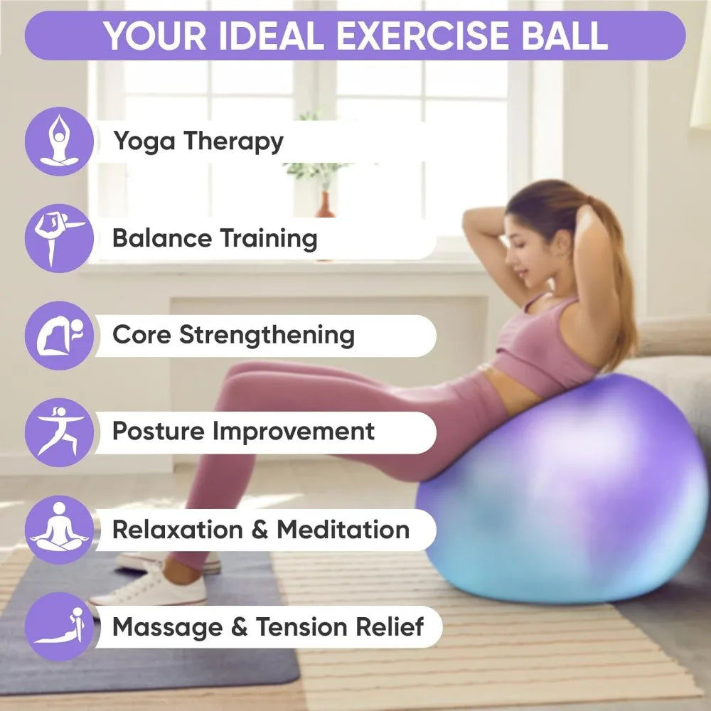 Yoga & Pilates Gym Ball - Anti Slip