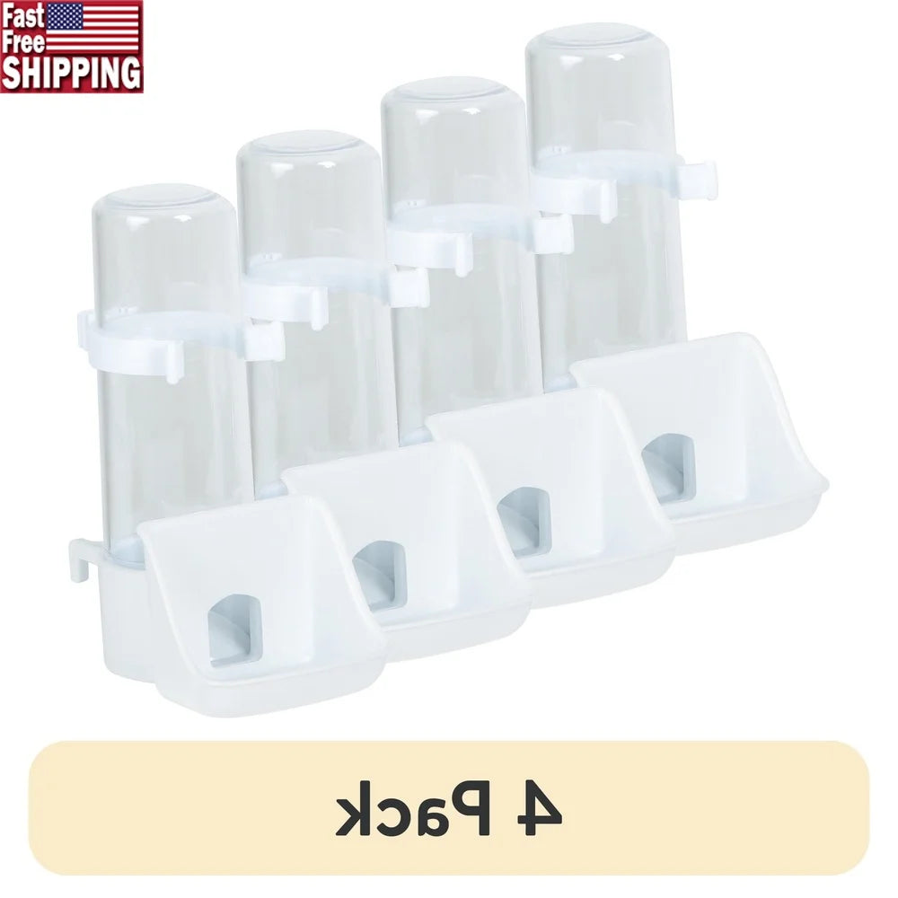 4 Pack Small Interior Bird Silo Feeder