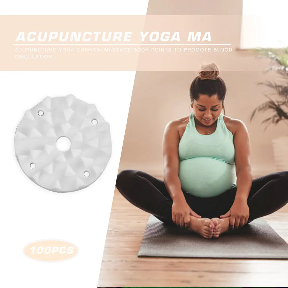 100pcs Plastic Lotus Acupressure Yoga Pilates Mat