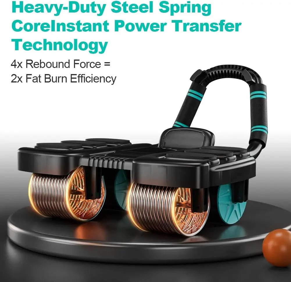Automatic Ab Roller Wheel with Elbow Support