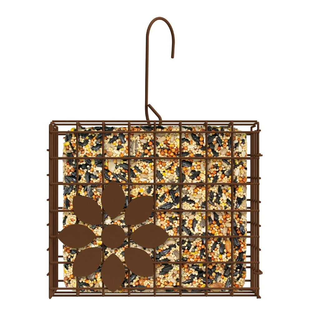 2 Pack Seed Cake Basket Wild Bird Feeder
