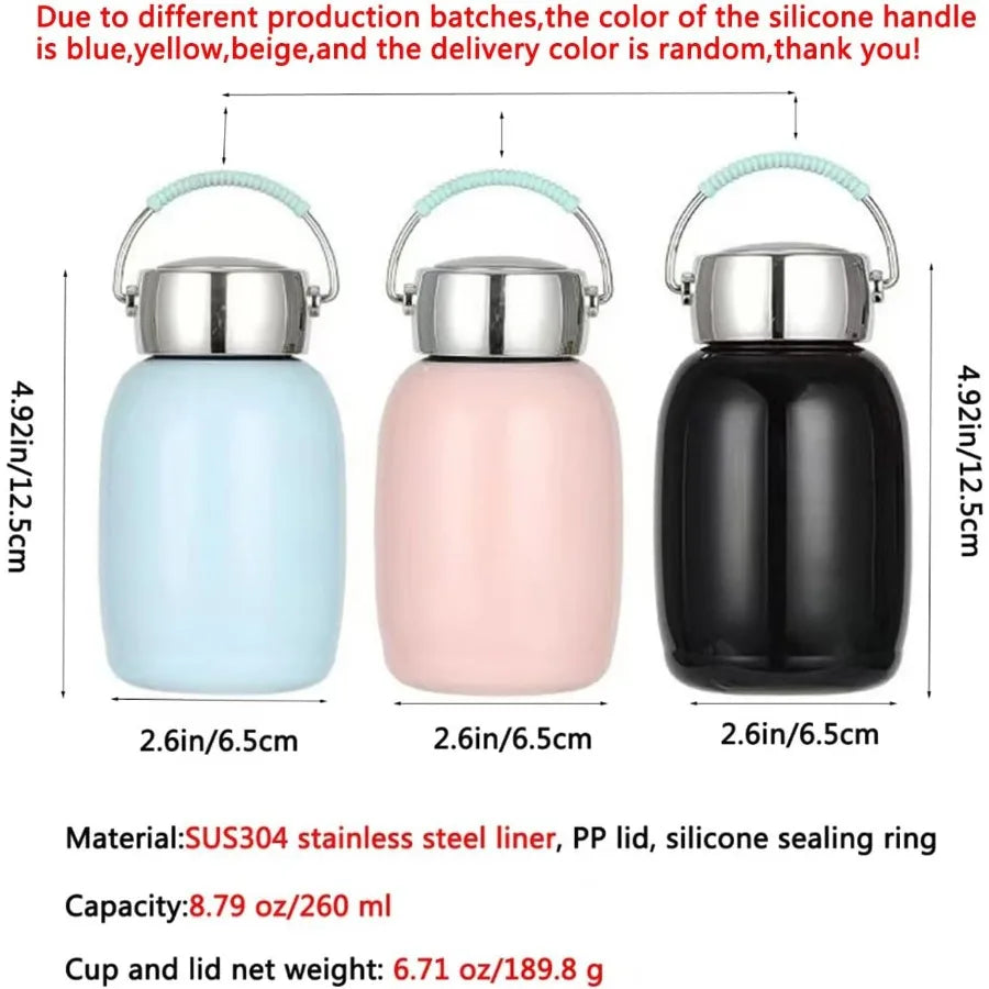 Insulated thermal water bottle with doublewalled design