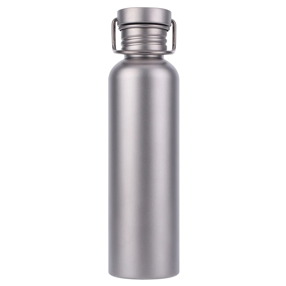 500/600/750ml Titanium Water Bottle with Lid Portable
