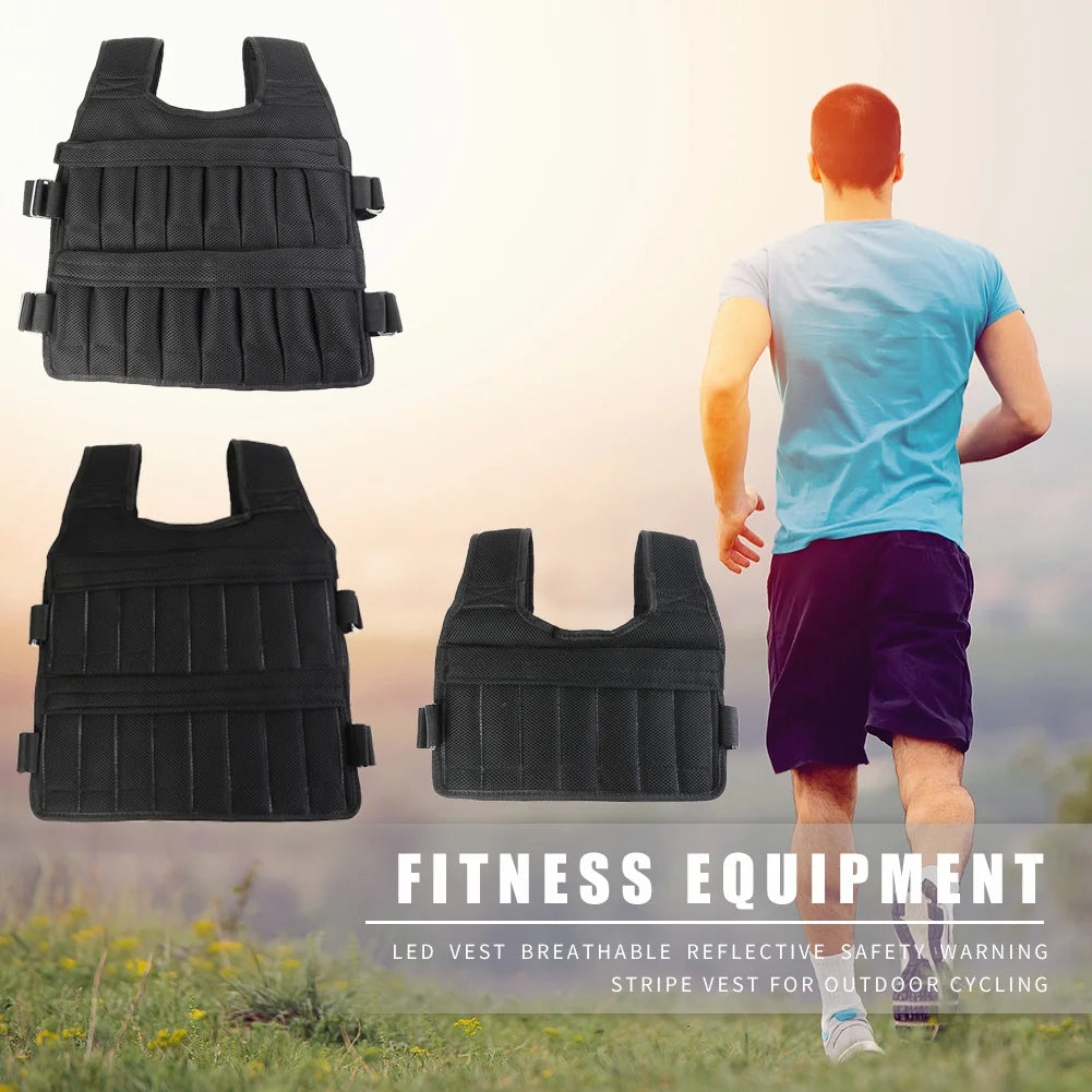 3/15/35kg Weighted Jacket Adjustable Workout Weight Jacket