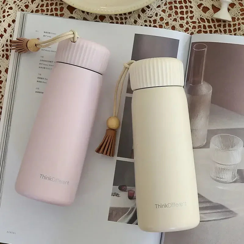 Creative Thermos Mug With Rope Portable Bottle