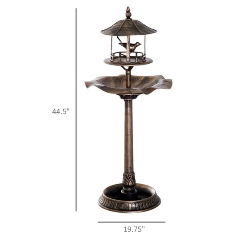Feeding Bowl Food Bird Bath Water Feeder