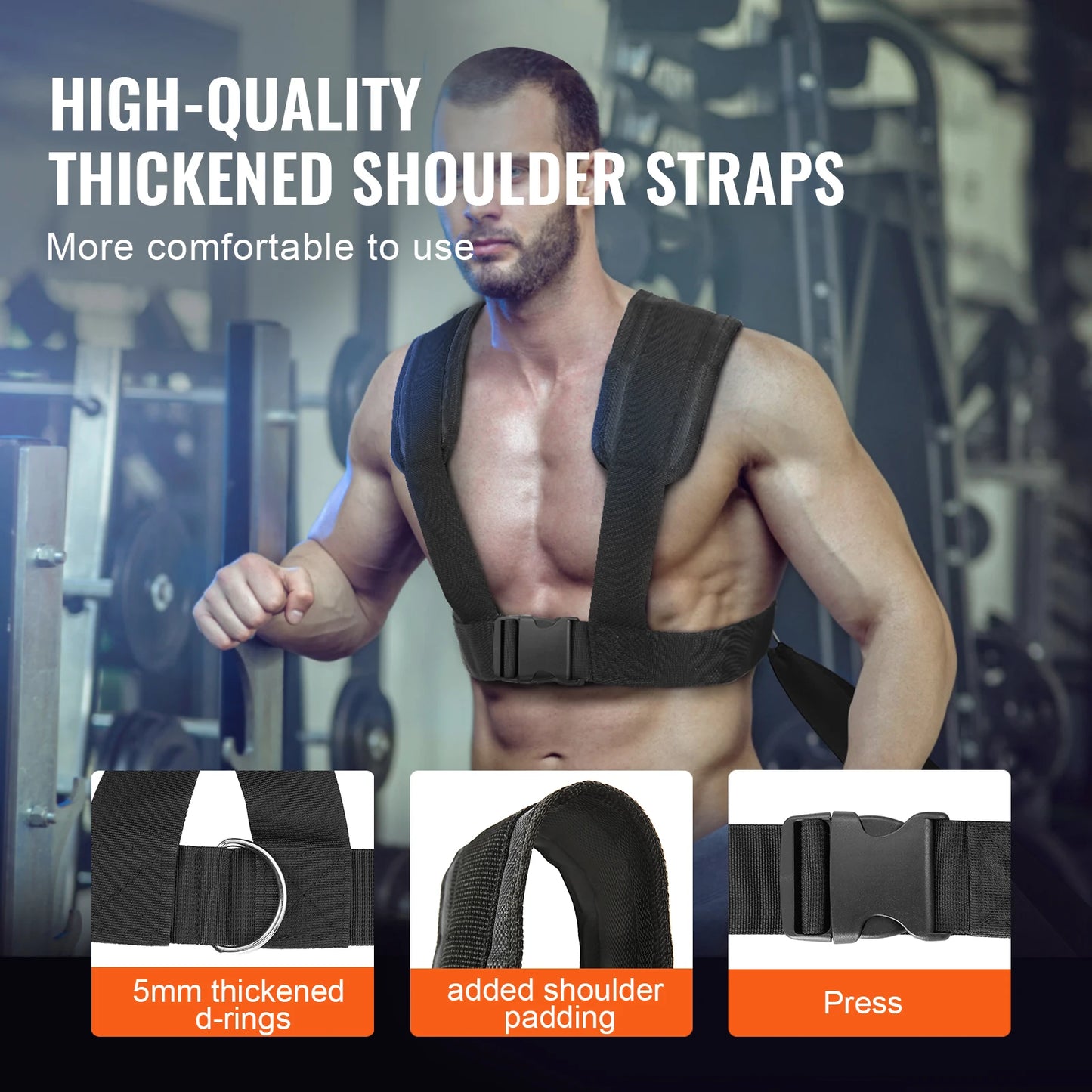 VEVOR Steel Fitness Strength Speed Training Sled