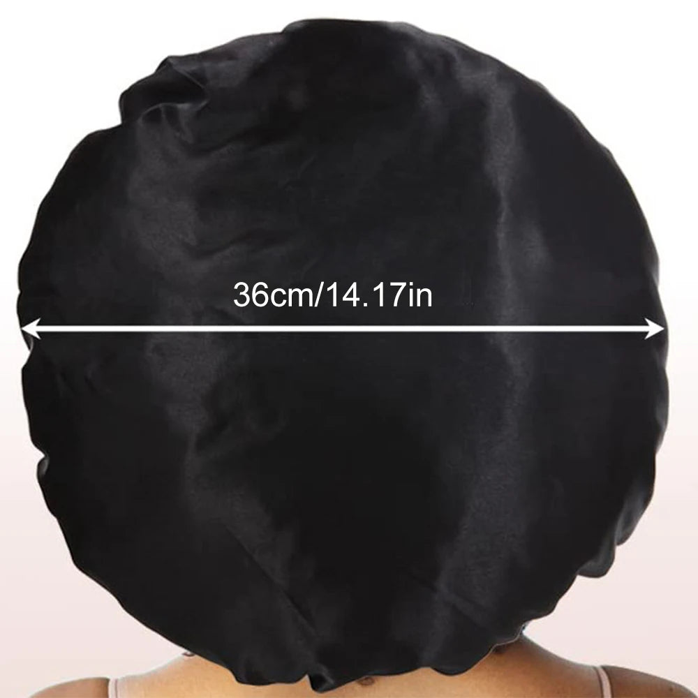 Silk Satin Hair Cap For Sleeping Bonnets