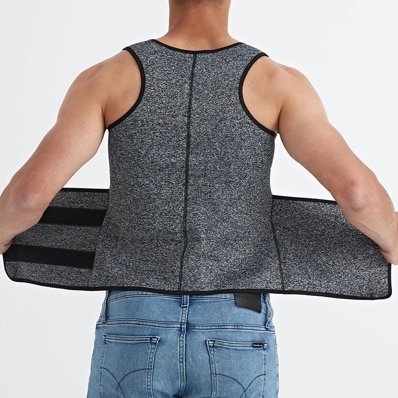 Men's Exercise Slimming Compression Fitness Training Vest