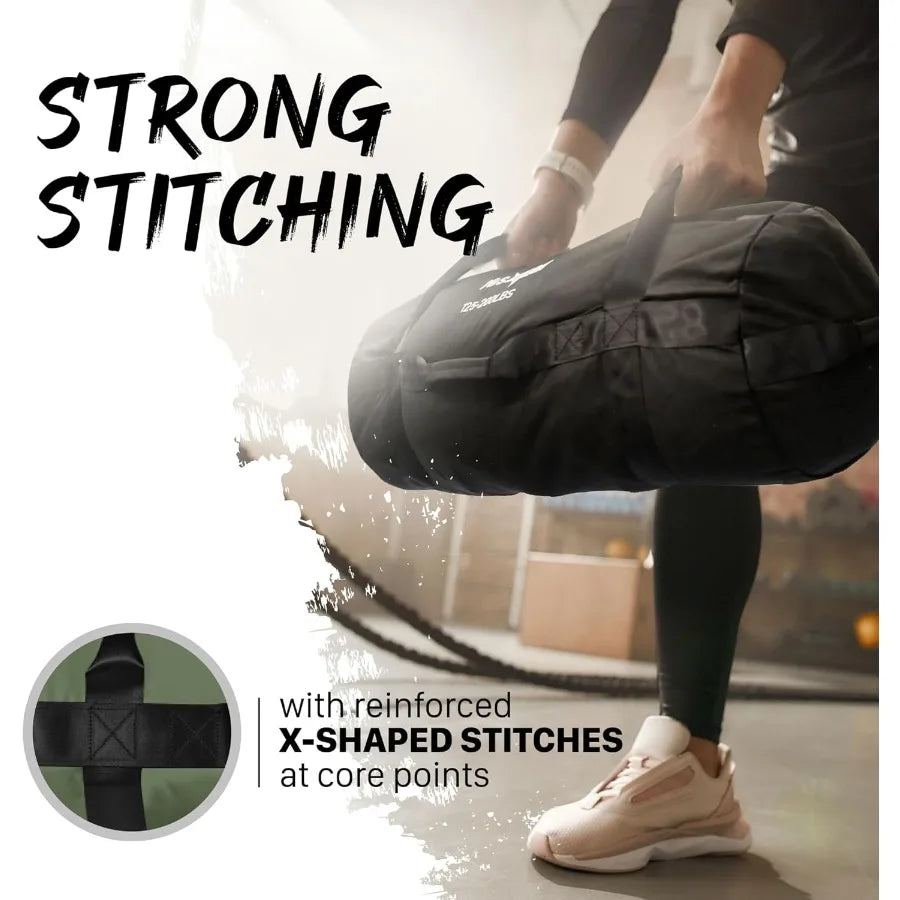 Adjustable sand bags for weight training workouts