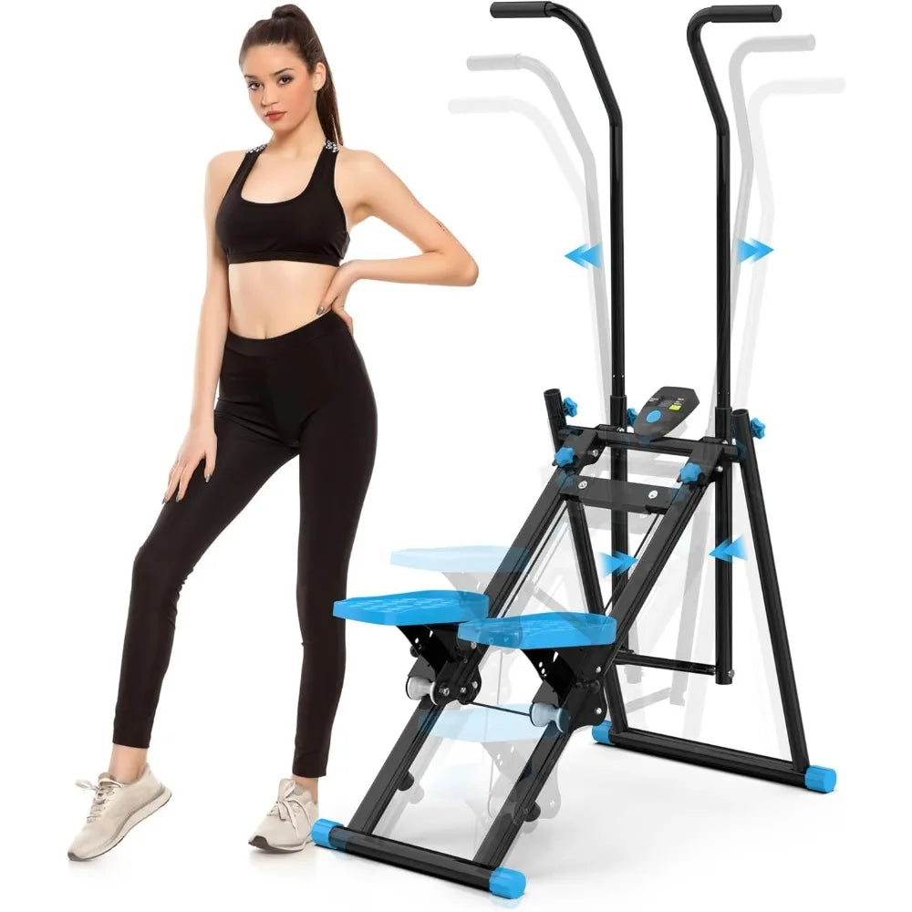 Compact Vertical Climber for Home Fitness: Foldable