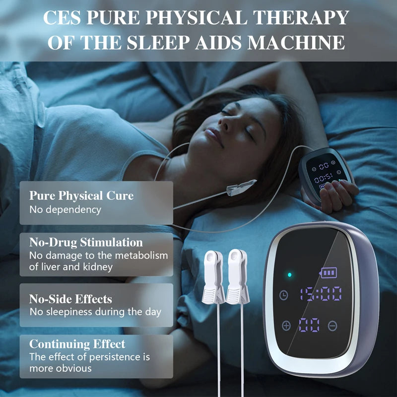 Sleep Aid Device CES Stimulation Therapy Anxiety