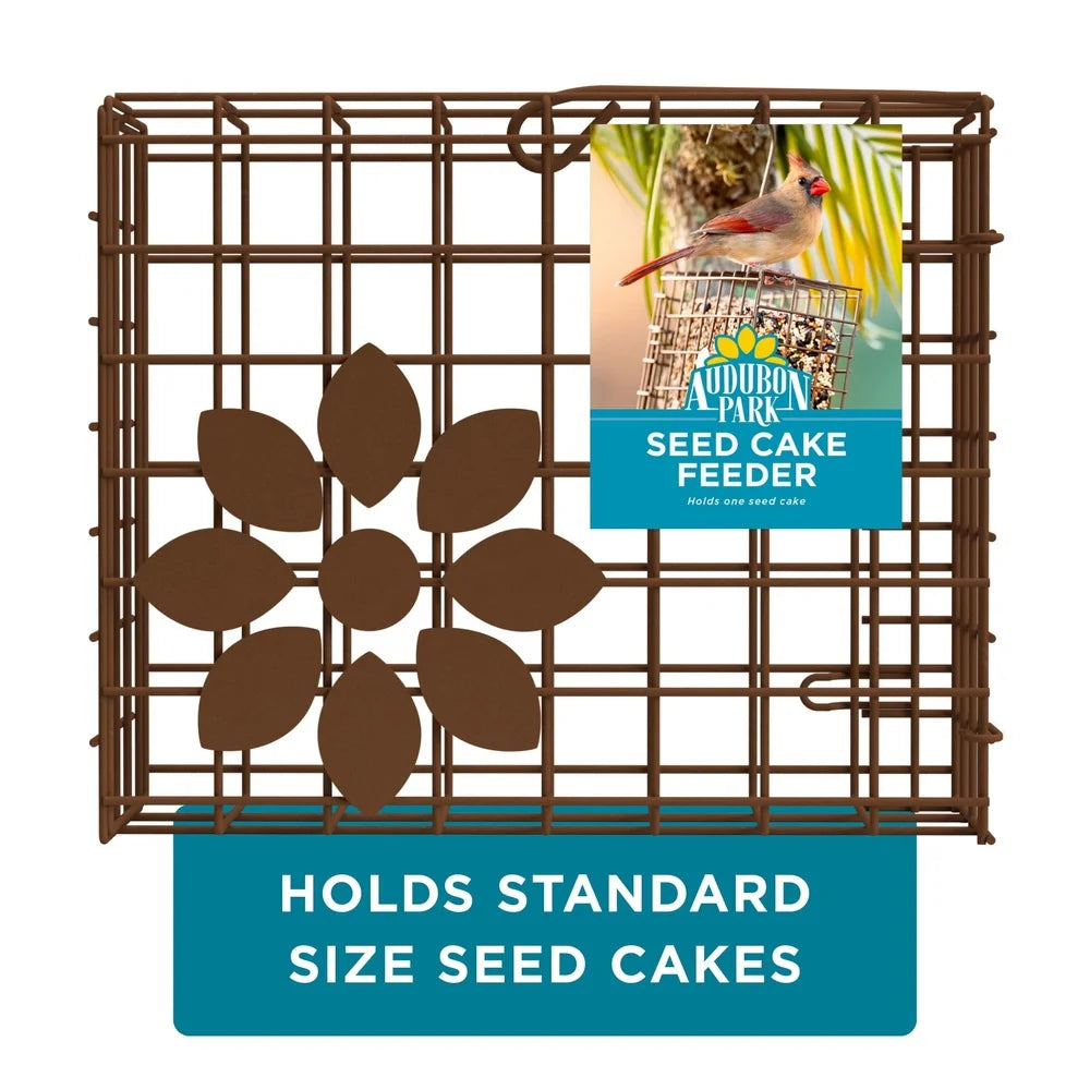 2 Pack Seed Cake Basket Wild Bird Feeder