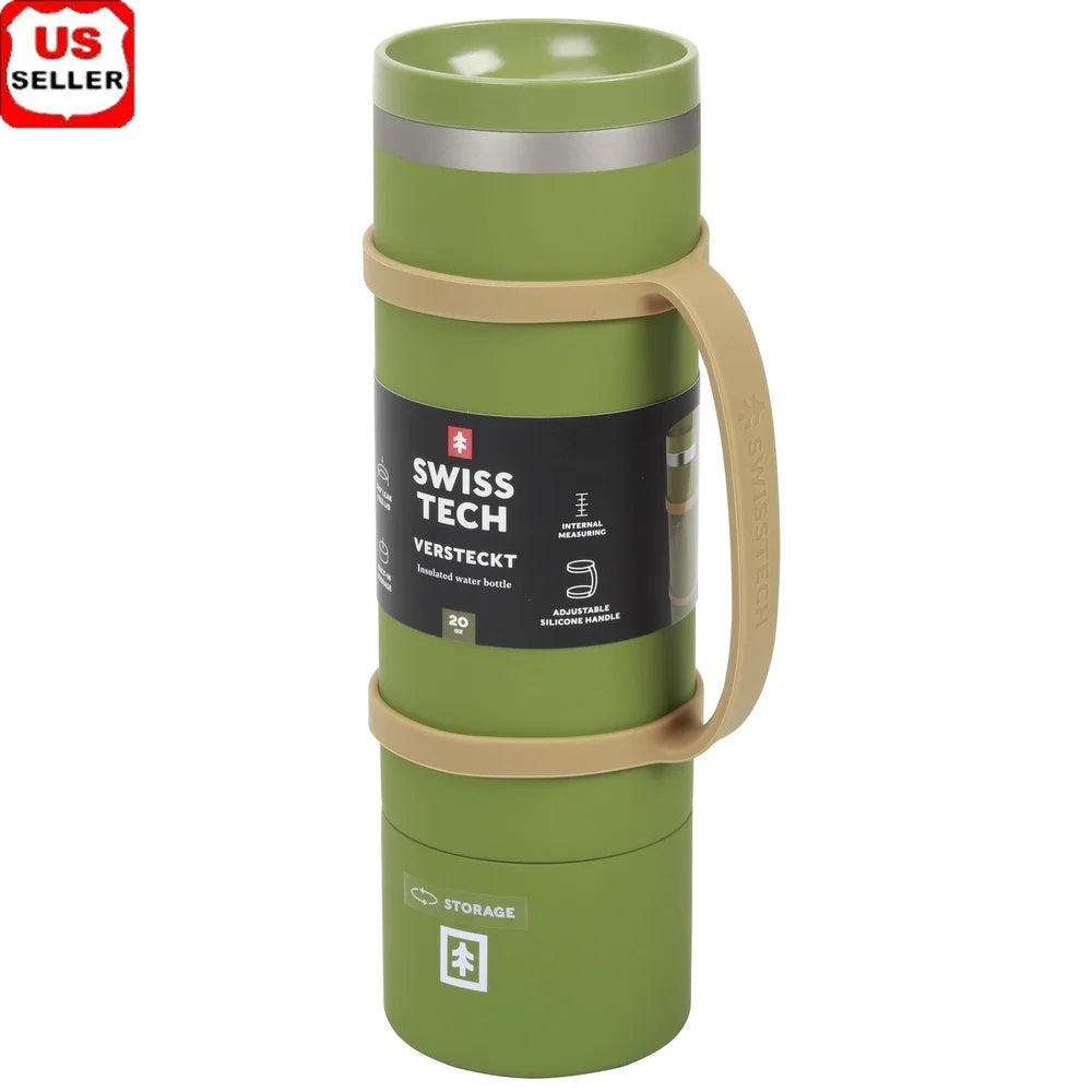 20oz Insulated Stainless Steel Water Bottle with Lid