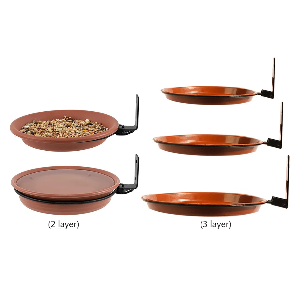 Bird Bath Tray Weatherproof Hanging Bird Feeder