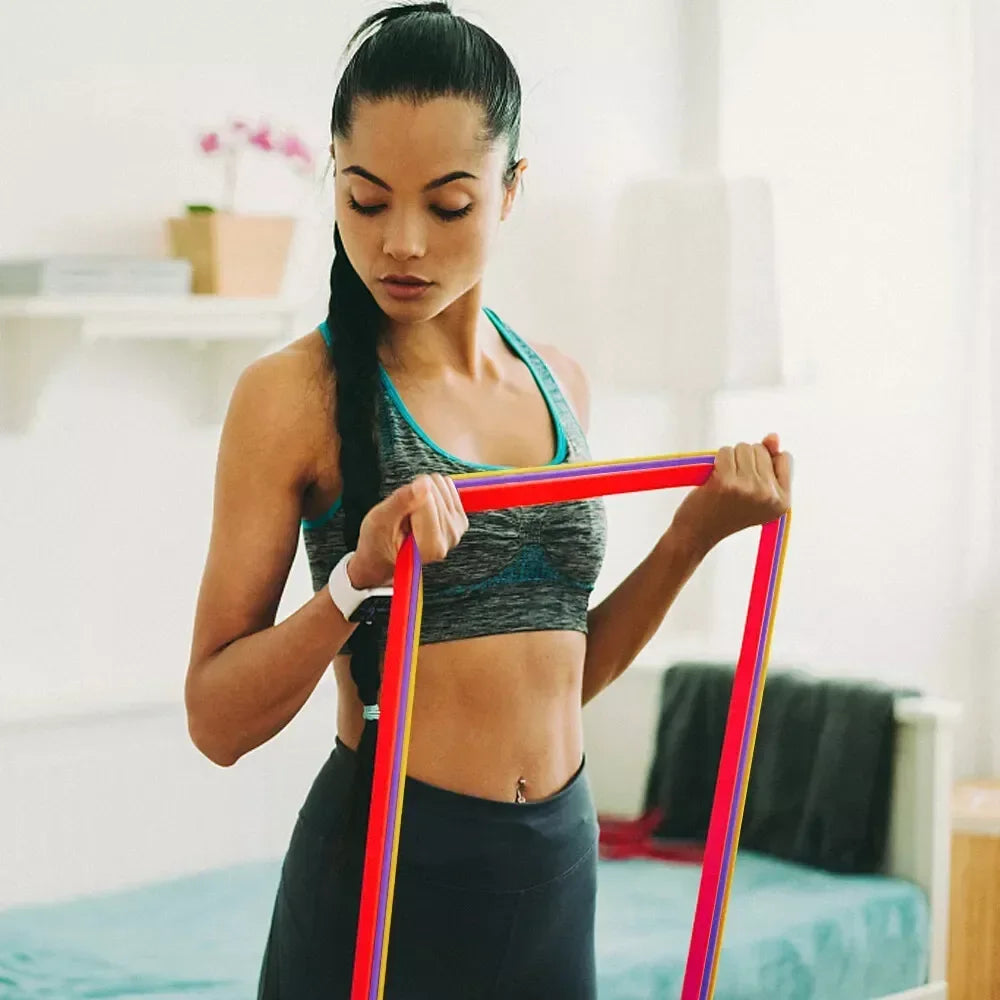 5~125lbs  Gym Resistance Bands Gym/Home Equipment