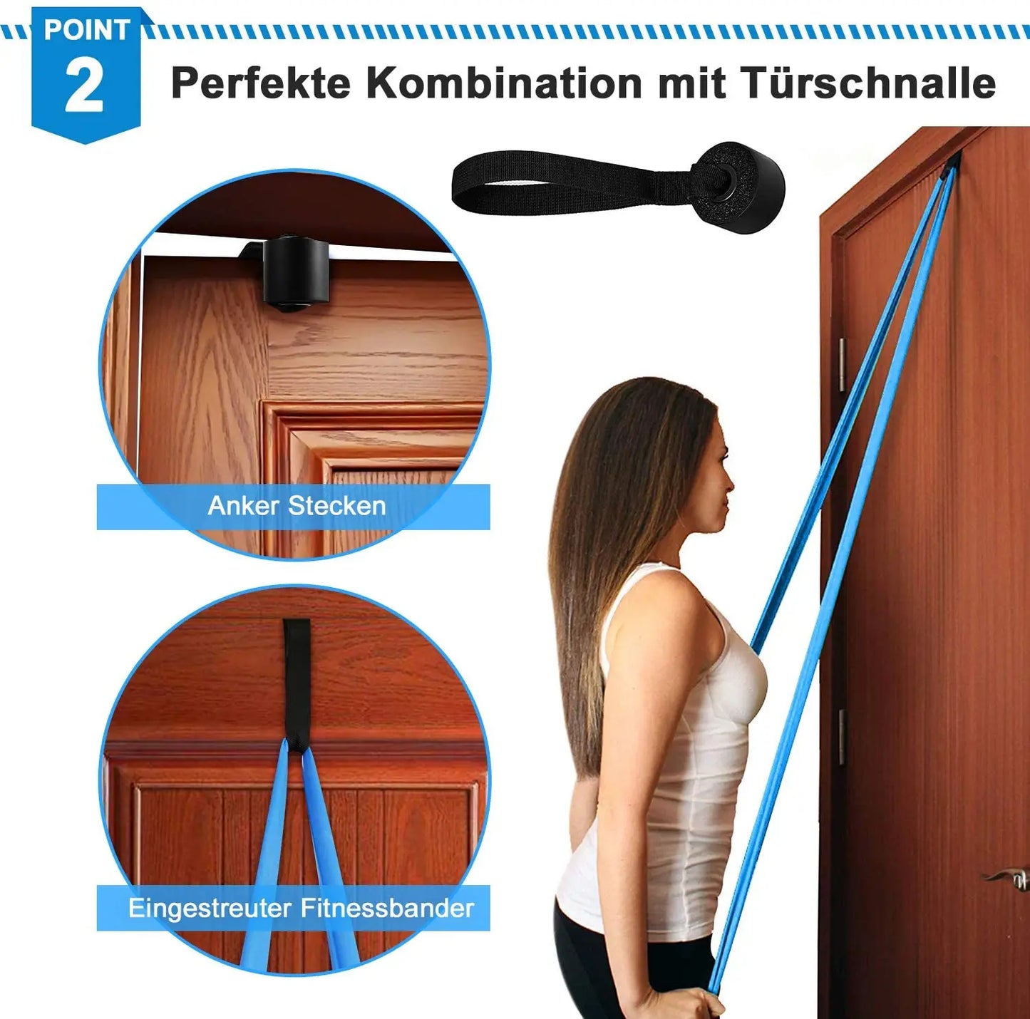 Elastic Fitness Bands 3Pcs Resistance Yoga Bands