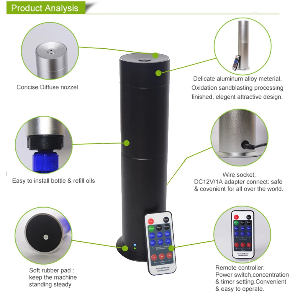 Aroma Diffuser Air Purifier Metal Material Freshener