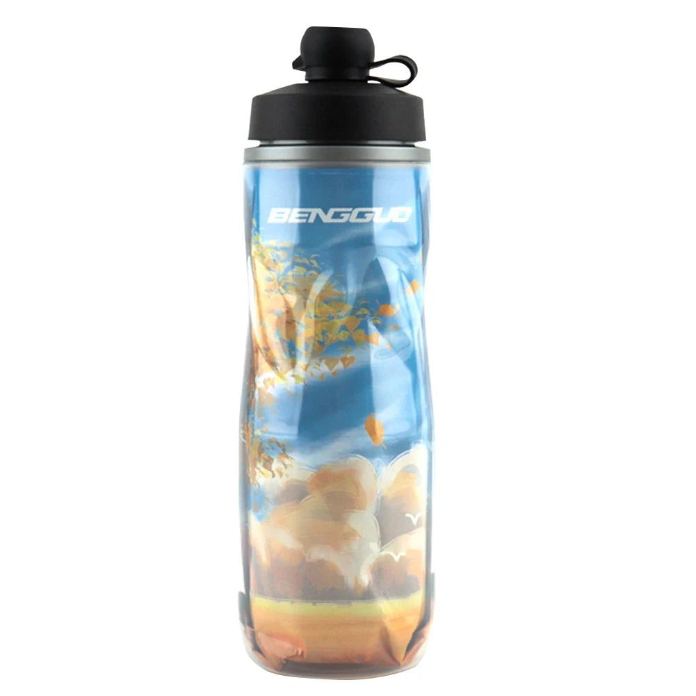 610ml Insulated Bike Water Bottle Leak-Proof