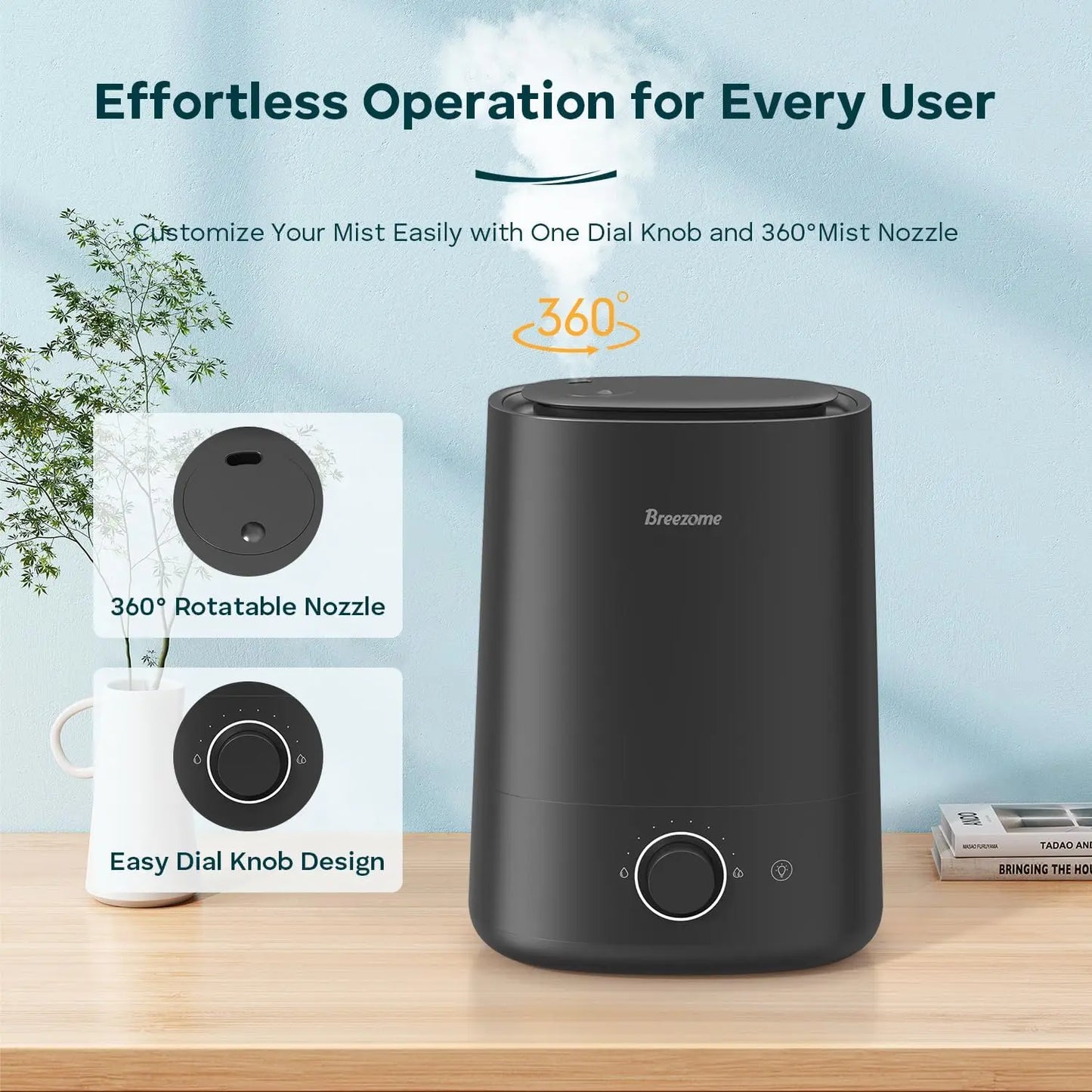 Ultrasonic Humidifier Aroma Essential Oil Fragrance Misting