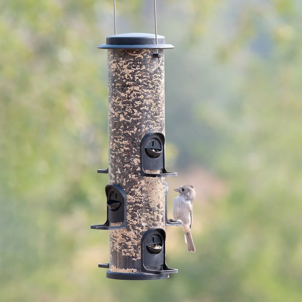 Wild Bird Feeder with Swivel Ports