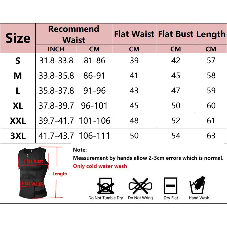 Men's Exercise Slimming Compression Fitness Training Vest