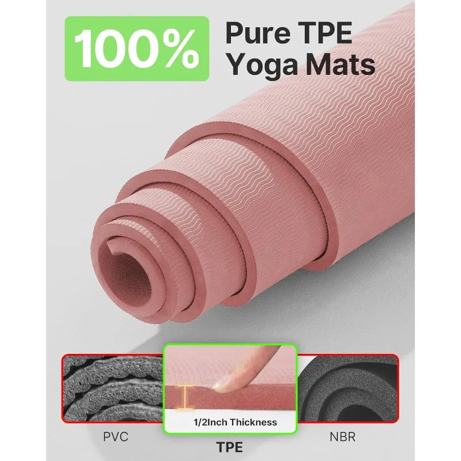 Large Yoga Mat Extra Wide Exercise Mat