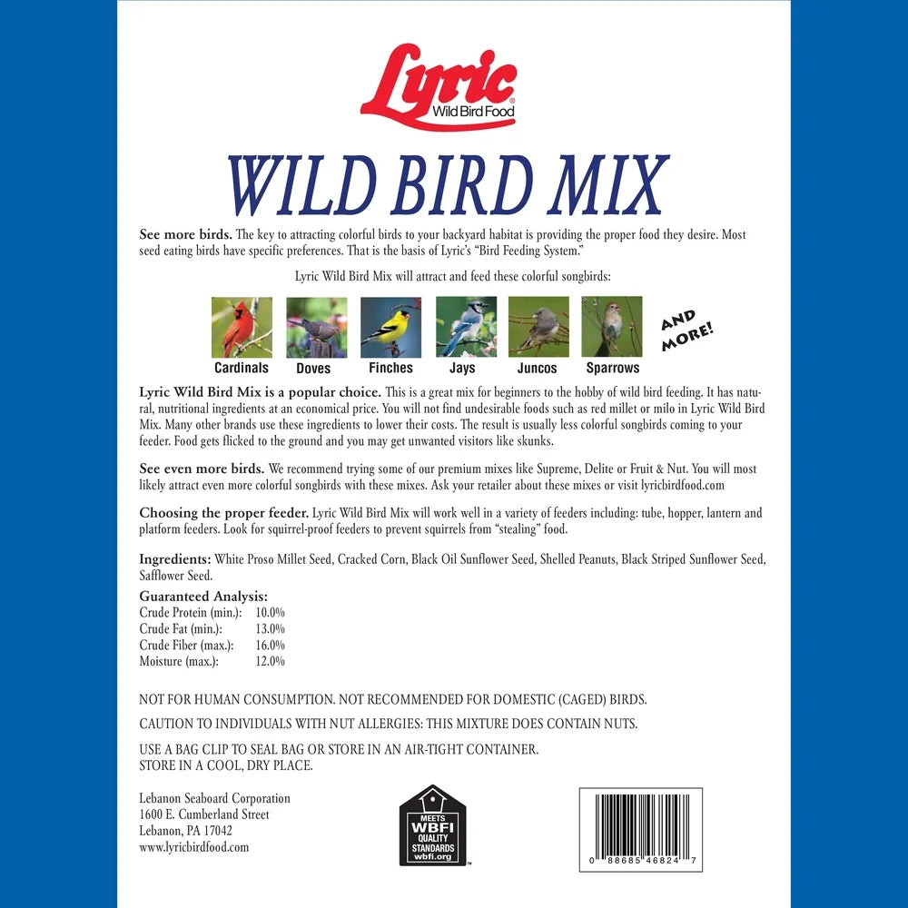 Wild Mix Bird Seed 20 lb Nutrition Feeders